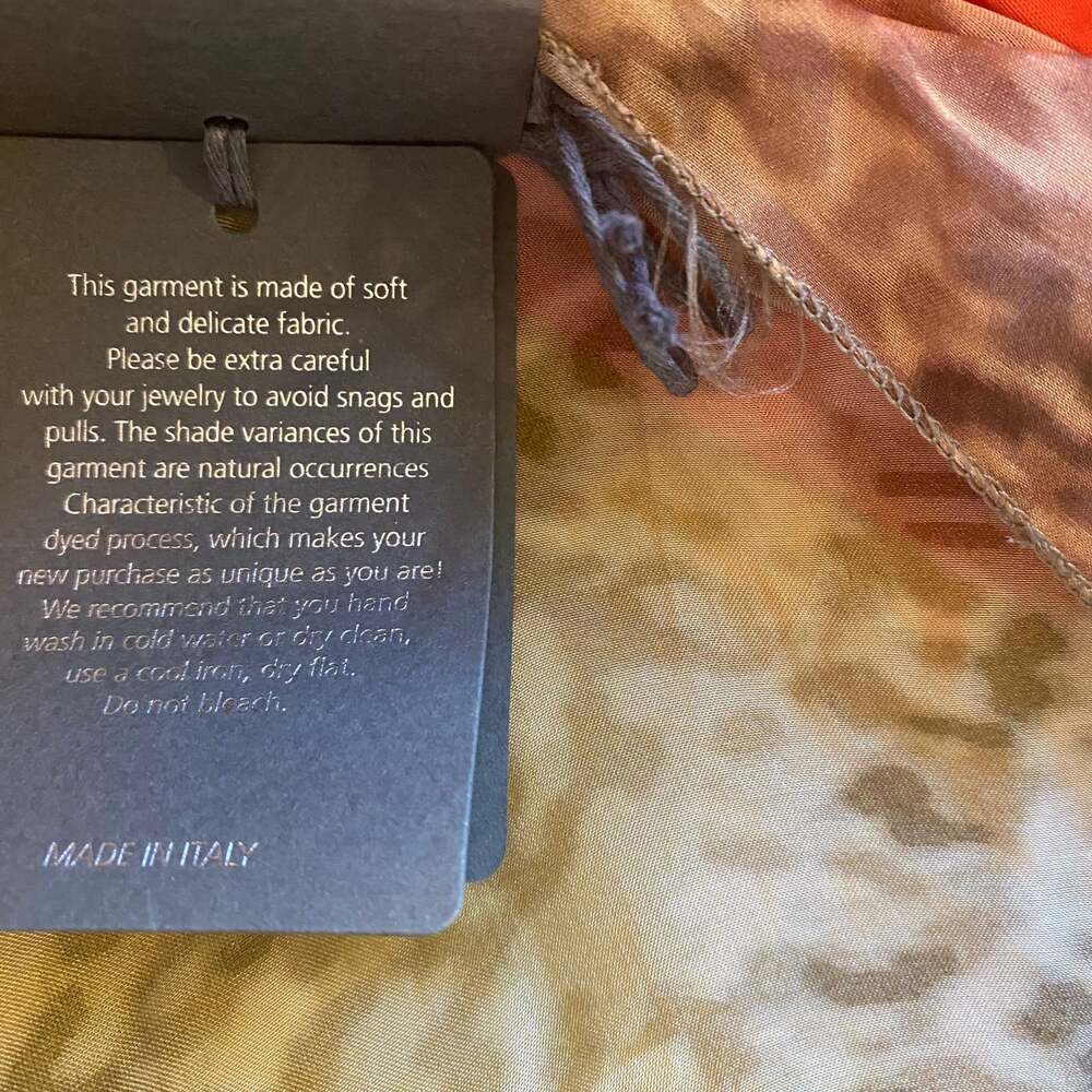 Cape Maison Margiela‎ Multicolour One Size Silk Viscose NWT - Picture 6 of 6